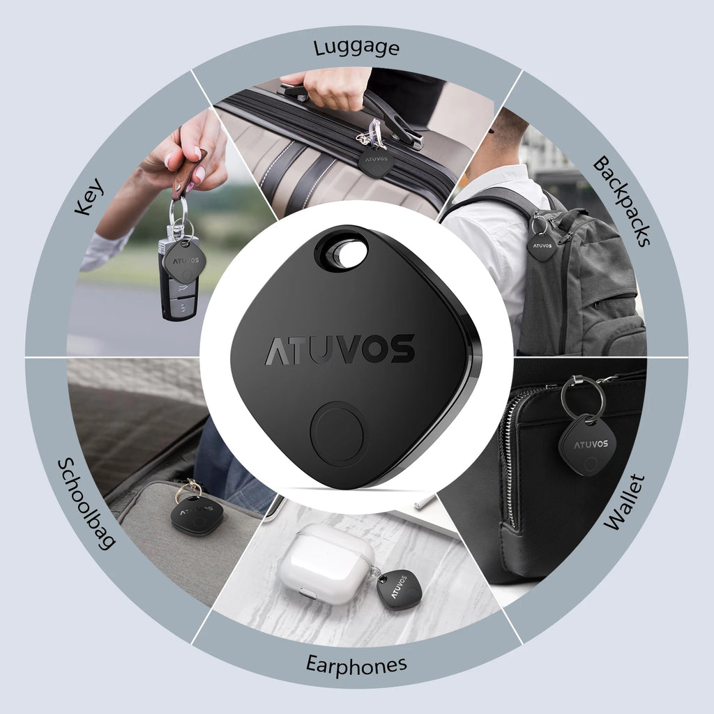 ATUVOS IOS Android GPS Tracker IP67 Waterproof FCC CE Plastic OLED Display Remote Control Anti-Lost for Vehicles & Children