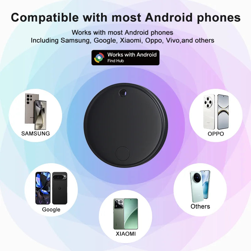 Mini Air Tag Waterproof Anti-Lost Smart GPS Tracker with IOS Google Find My Device Locator Find Hub Tag Finder