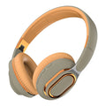 Audifonos Bloutooth Brown Office Deep Heavy Extra Bass Foldable Headset BT 5.0 Wireless Blue Tooh Headphones With Tf Card