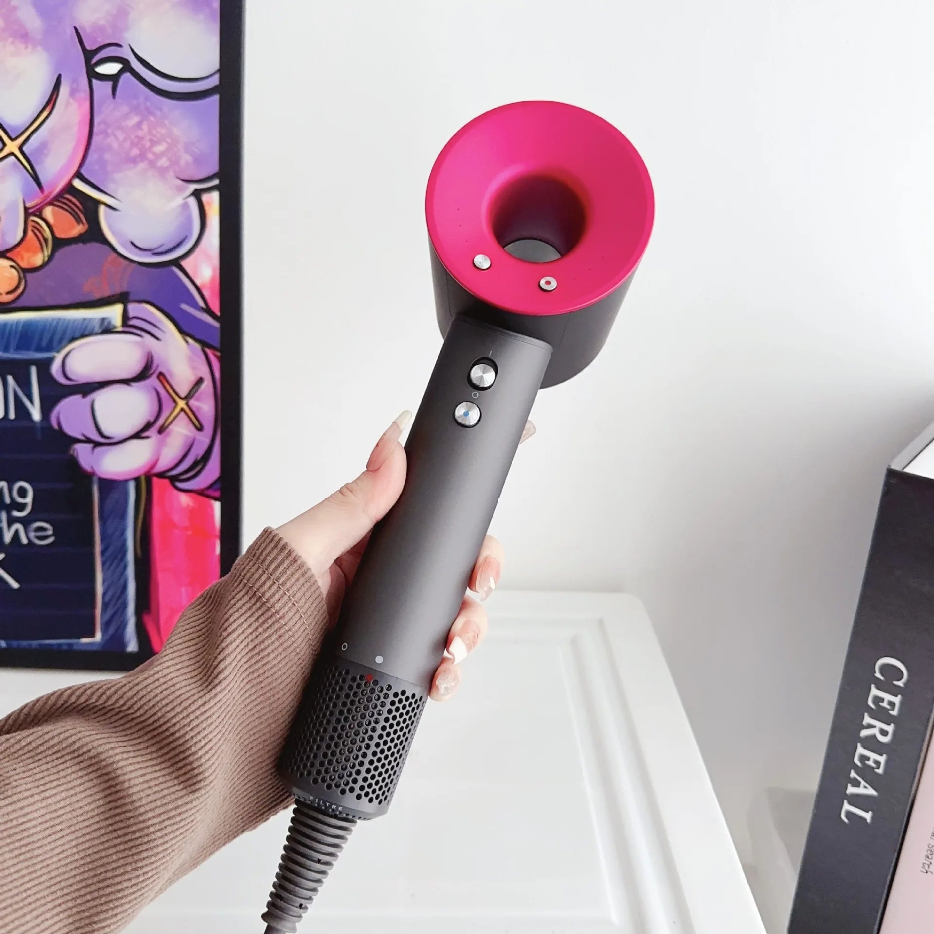 High-speed hair dryer, household negative ion hair care, silent, quick-drying, strong wind, strong Huaqiangbei dormitory hair
